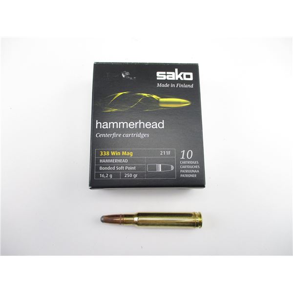 SAKO .338 WIN MAG HAMMERHEAD AMMO