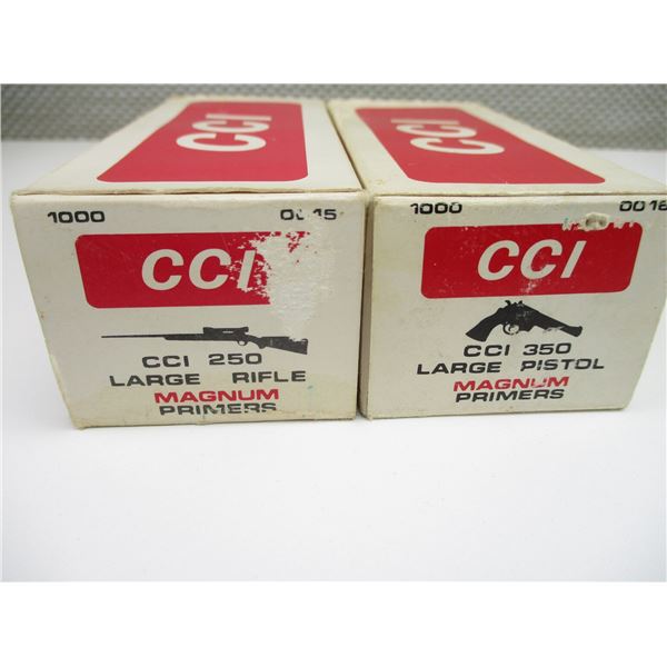 ASSORTED CCI PRIMERS LOT