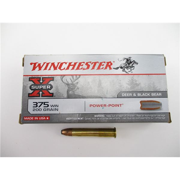 WINCHESTER SUPER X .375 WIN AMMO