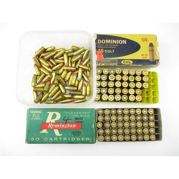 ASSORTED RELOADED AMMO LOT