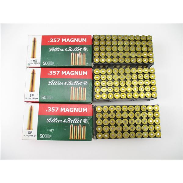 RELOADED .357 MAG AMMO LOT