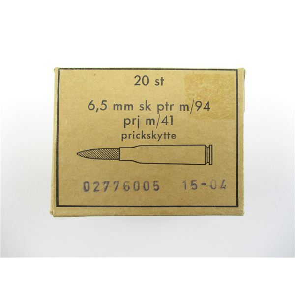 MILITARY 6.5X55 SWEDISH AMMO