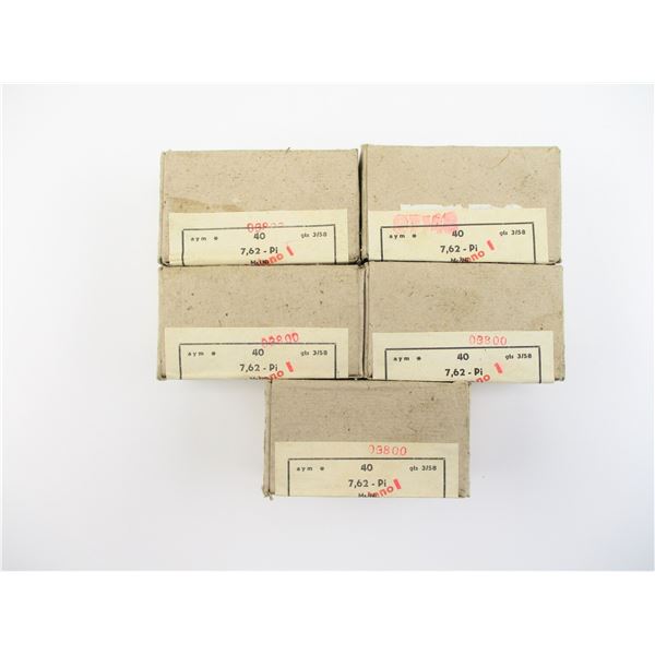 CZECH MILITARY 7.62X25 TOKAREV AMMO