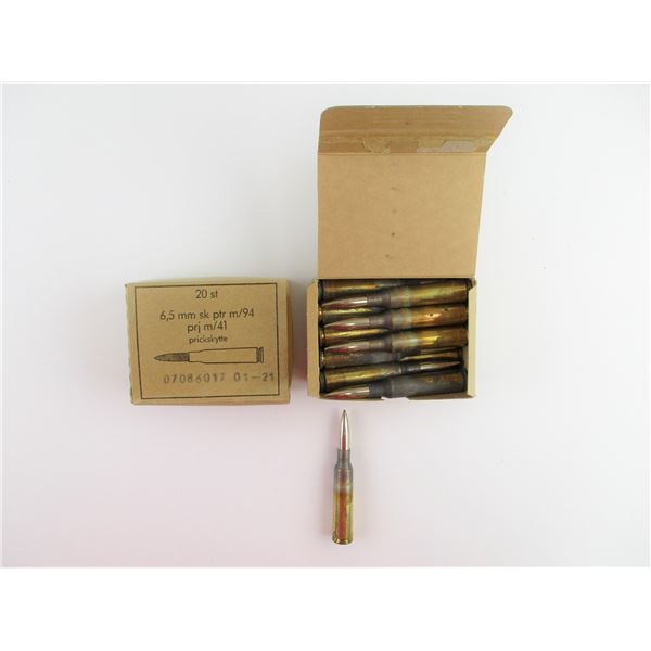 MILITARY 6.5X55 AMMO