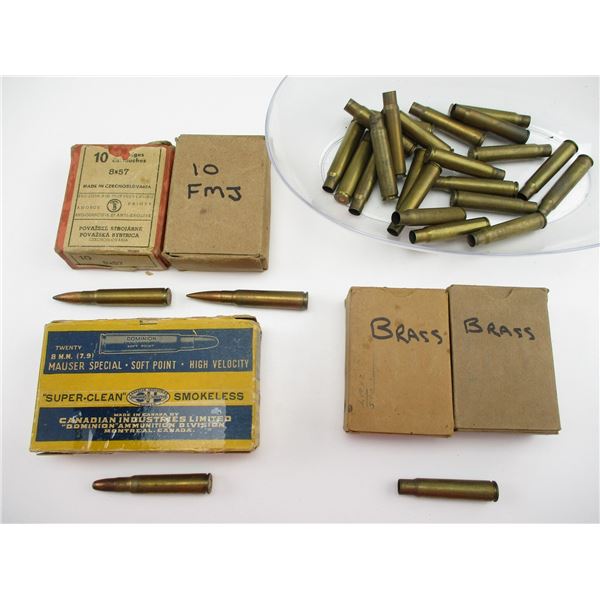 MILITARY 8MM MAUSER AMMO