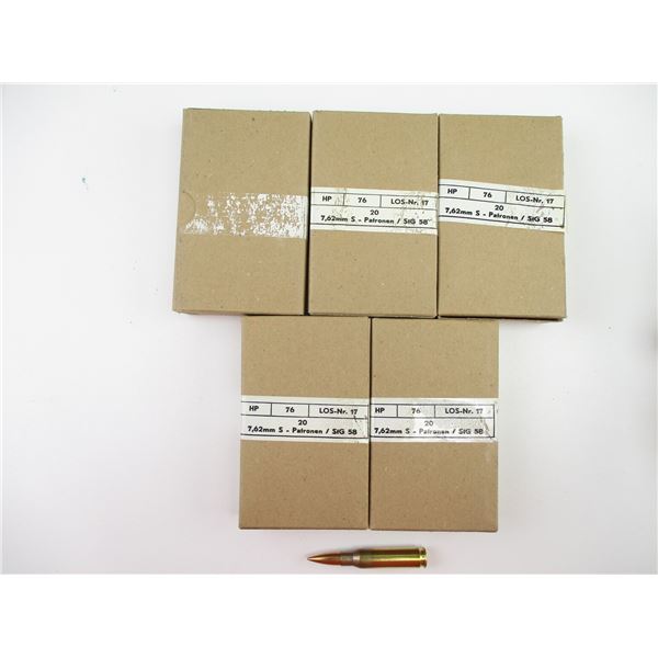 MILITARY HIRTENBERGER 7.62X51 AMMO