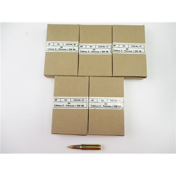 MILITARY HIRTENBERGER 7.62X51 AMMO