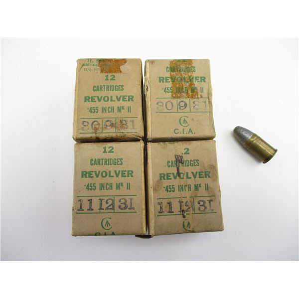 MILITARY .455 WEBLEY AMMO