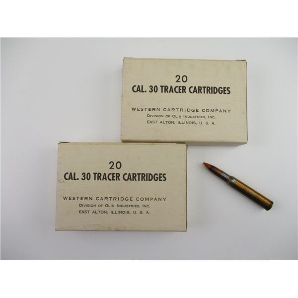 MILITARY .30 CAL TRACERS AMMO