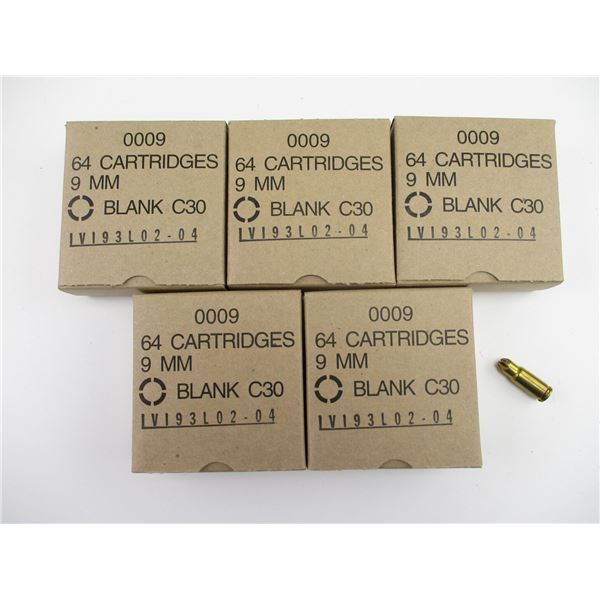 MILITARY 9MM BLANKS AMMO