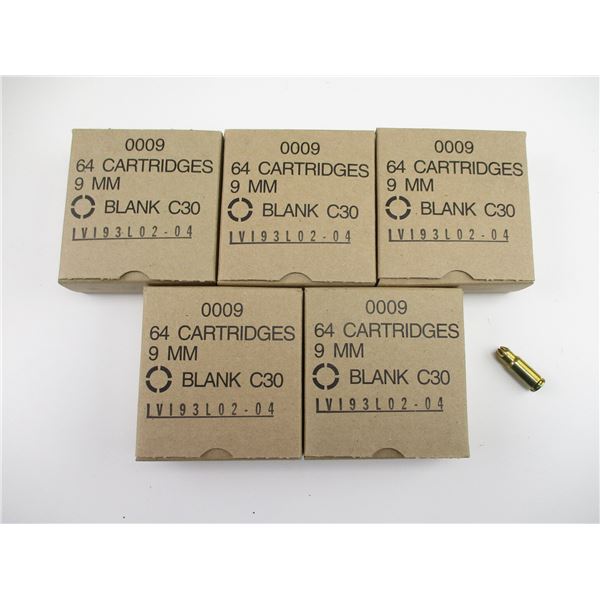 MILITARY 9MM BLANKS AMMO