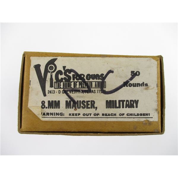 MILITARY 8MM MAUSER AMMO