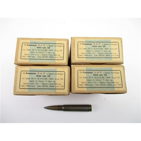 MILITARY GERMAN 8MM TRACERS AMMO
