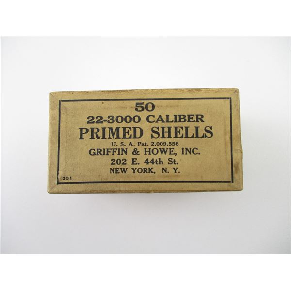 PRIMED .22-3000 CAL CASES LOT