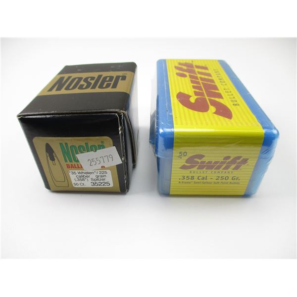 ASSORTED .358 CAL BULLETS LOT