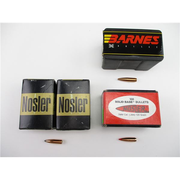 ASSORTED 7MM BULLETS LOT