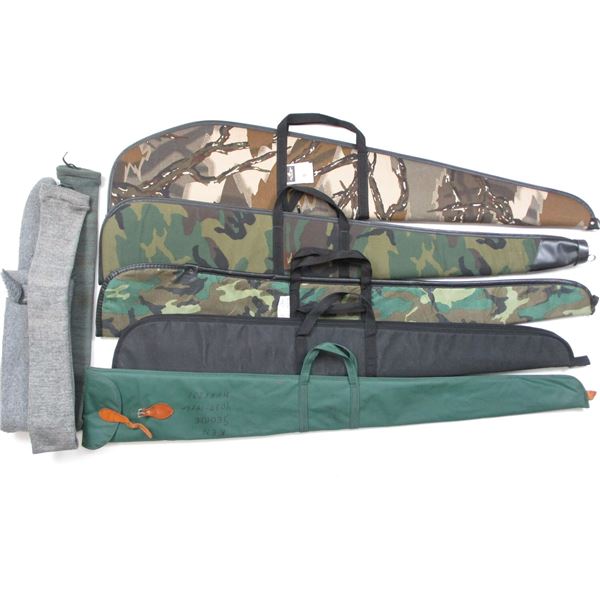 ASSORTED SOFT RIFLE CASES LOT