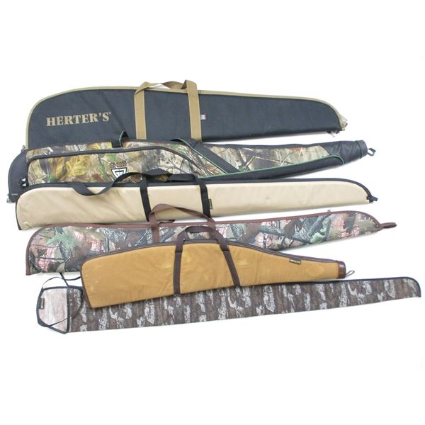 ASSORTED SOFT RIFLE CASES LOT