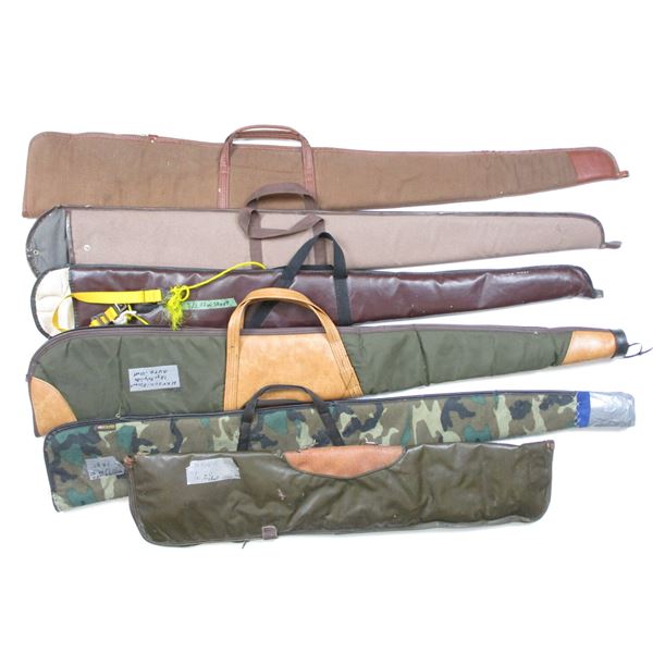 ASSORTED SOFT RIFLE CASES LOT