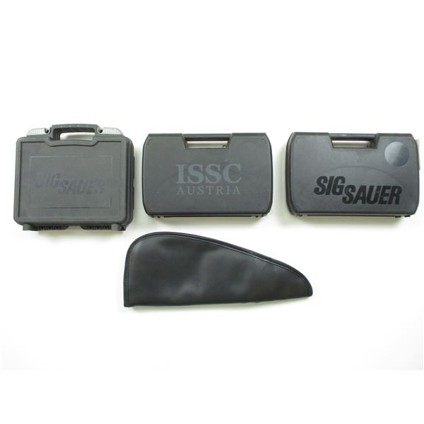 ASSORTED HARD PISTOL CASES LOT