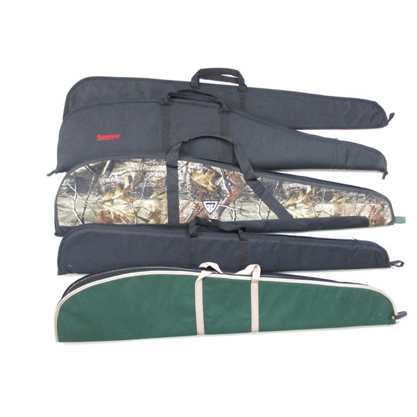 ASSORTED SOFT RIFLE CASES LOT