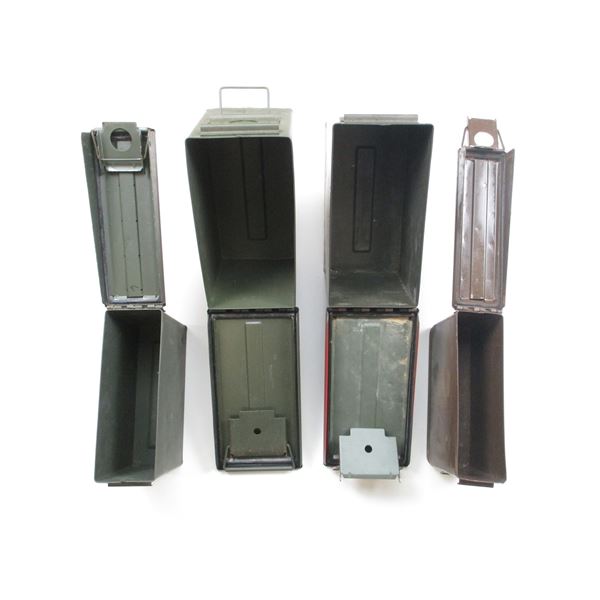 METAL AMMO TIN LOT