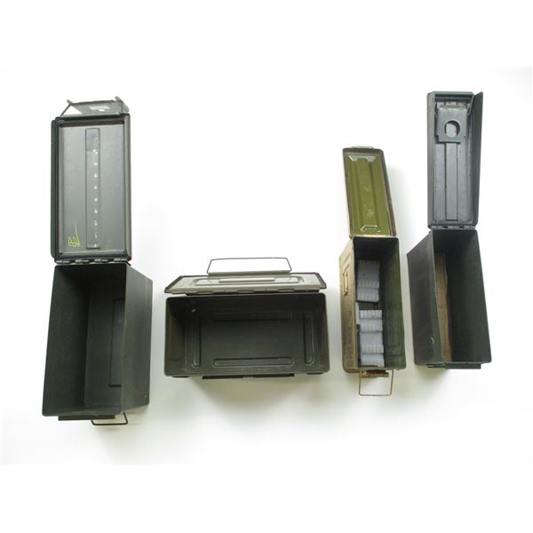 METAL AMMO TIN LOT