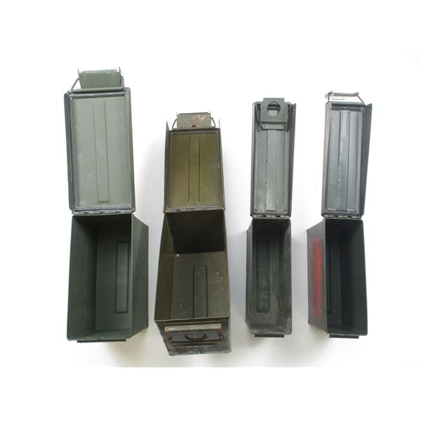 METAL AMMO TIN LOT