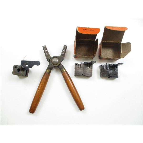 ASSORTED BULLET MOLD AND HANDLE LOT