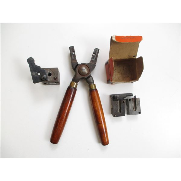 ASSORTED BULLET MOLD AND HANDLE LOT