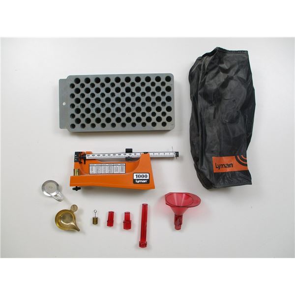 LYMAN / MTM POWDER SCALE, ETC. LOT