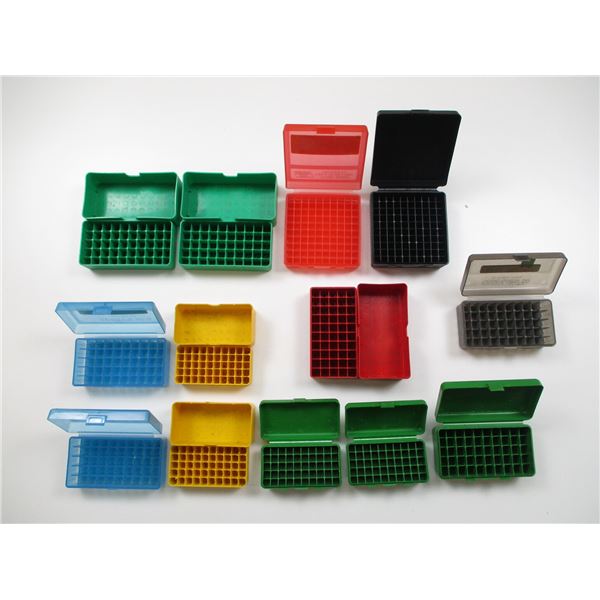 ASSORTED PLASTIC AMMO CASE LOT
