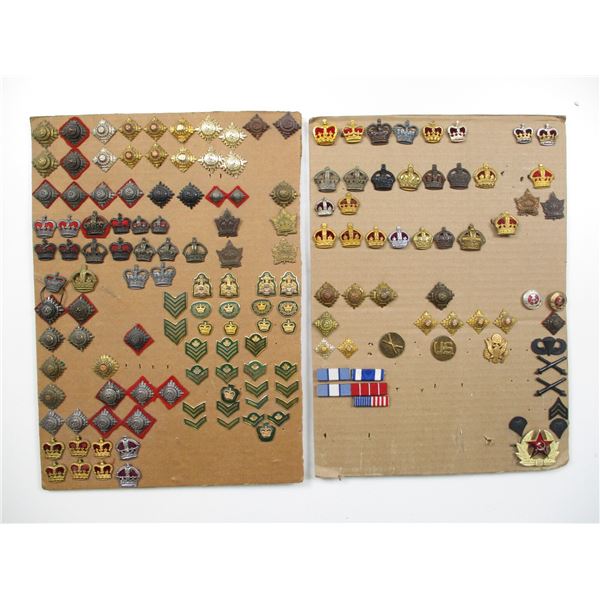 ASSORTED MILITARY RANK BADGES