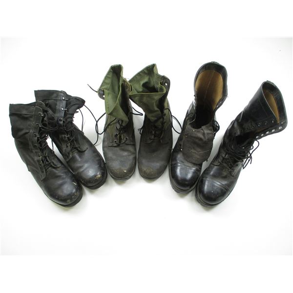 ASSORTED MILITARY BOOTS LOT
