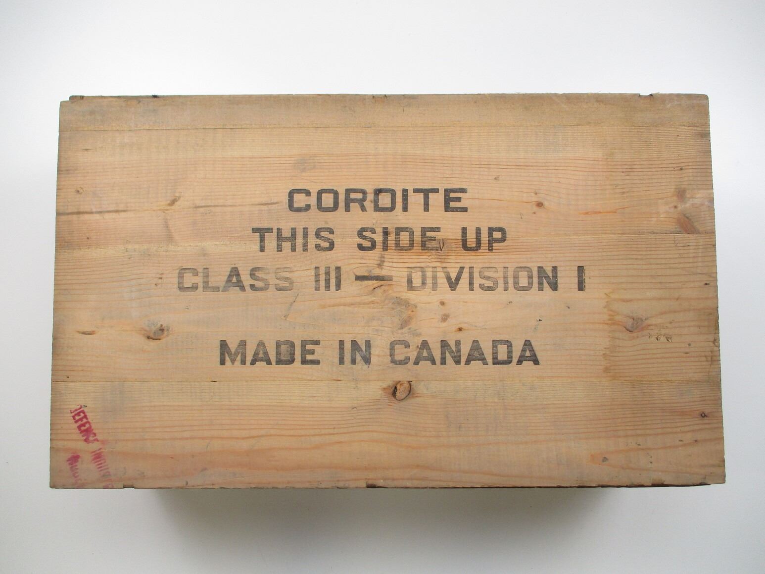Candian Rifle Bullets Box WWII CANADIAN WOODEN AMMO CRATE - Switzer's Auction & Appraisal Service