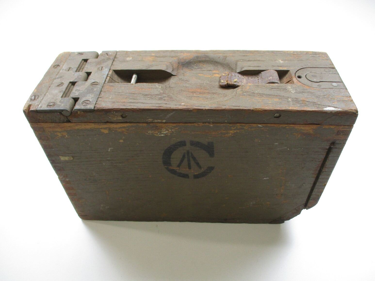 Candian Rifle Bullets Box WWI / WWII CANADIAN BROWNING AMMO BOX