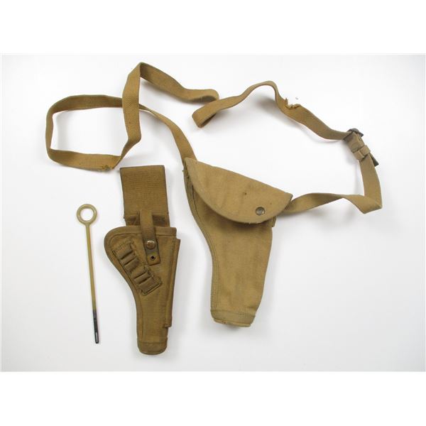 WWII CANADIAN P37 HOLSTER LOT