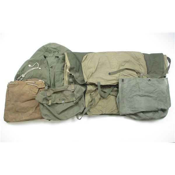 ASSORTED MILITARY BAG LOT