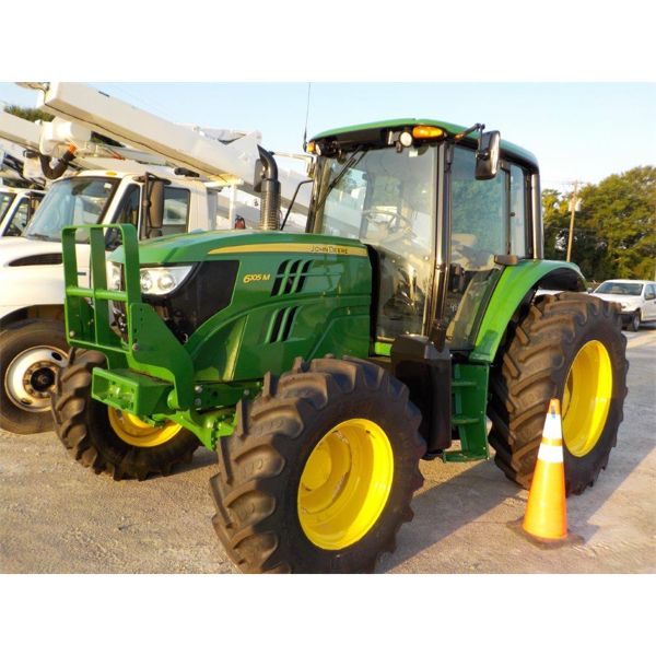 2014 JOHN DEERE 6105M Farm Tractor