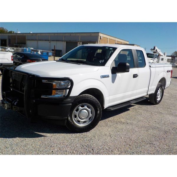thumbnail image 2 of Black Steel Front Bumper Center Face Bar For 2018-2020 Ford F150 XL Pickup 2 of 5