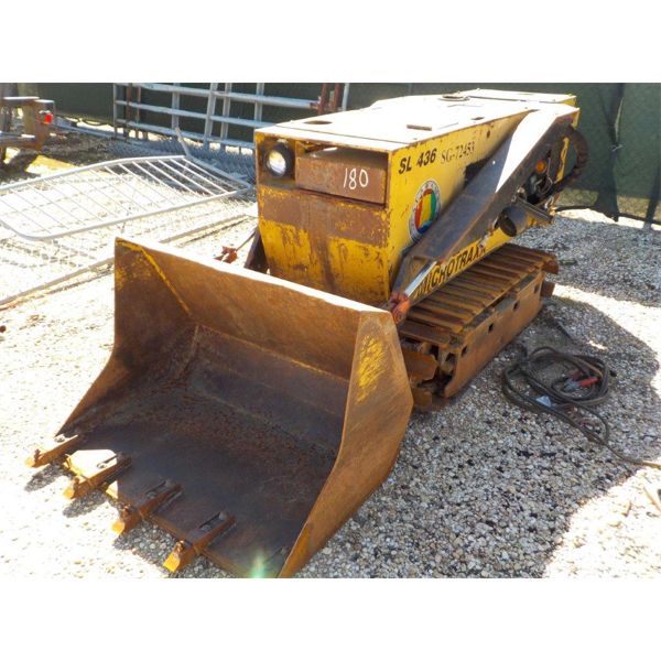 2008 MICROTRAXX SL436 REMOTE CONTROLLED MINI Crawler Loader J.M. Wood