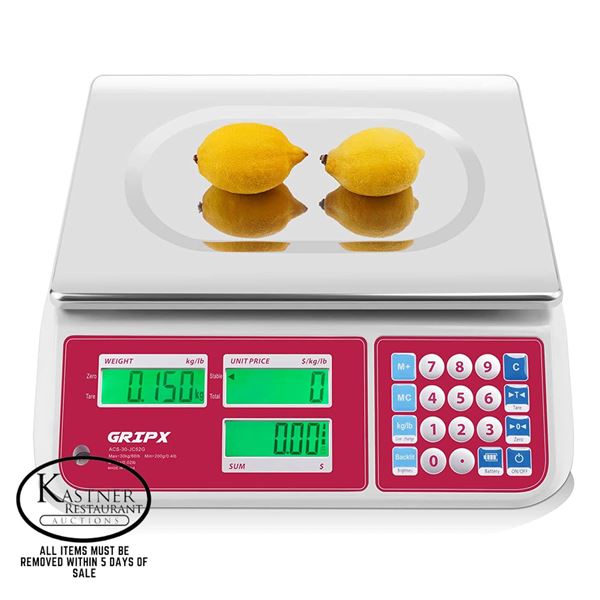 NEW REPACKED GRIP X COMMERCIAL DIGITAL PRICE SCALE