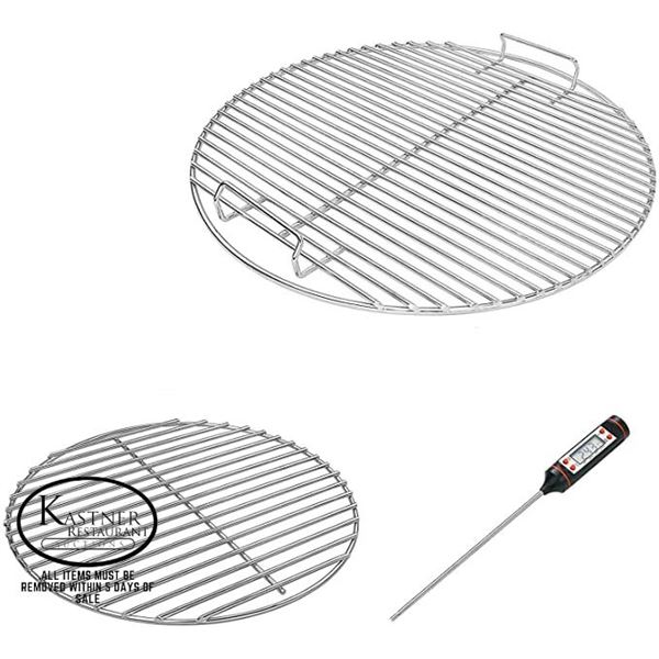 NEW REPLACEMENT COOKING GRATE WITH THERMOMETER