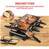 Image 2 : NEW REPACKED TECHWOOD BLACK RACLETTE GRILL WITH