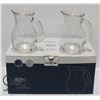 Image 1 : 6 NEW VITRUM BEN 19.9OZ/500ML GLASS PITCHERS