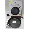 Image 1 : NEW BENIR PROFESSIONAL 12.5" CAST IRON SKILLET