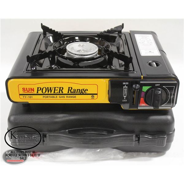 NEW DELUXE PORTABLE GAS STOVE