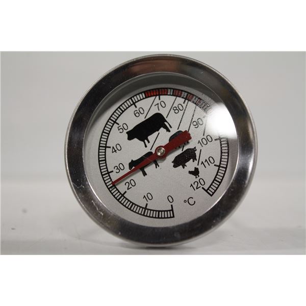 2 NEW STAINLESS STEEL MEAT THERMOMETERS