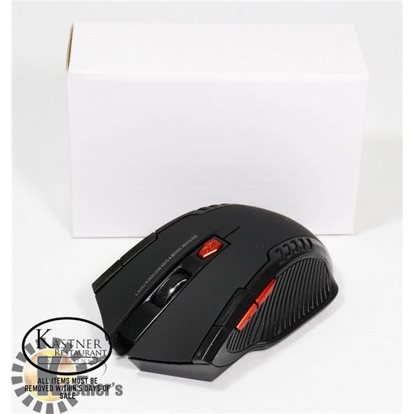 NEW BLACK 2.4GHZ WIRELESS OPTICAL GAMING MOUSE