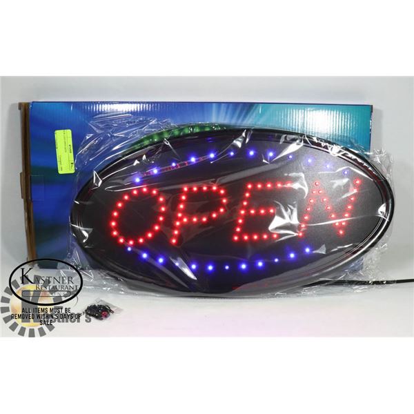 NEW LED OPEN SIGN